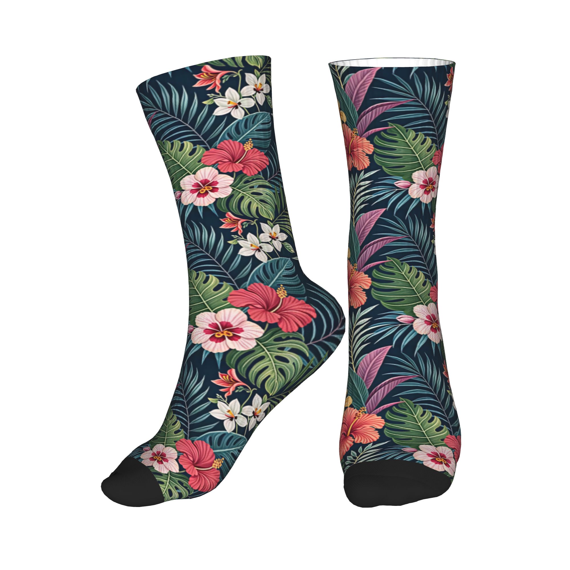 Fun Mens Hawaiian Hibiscus Plu - Dress Sock Men recension och pris