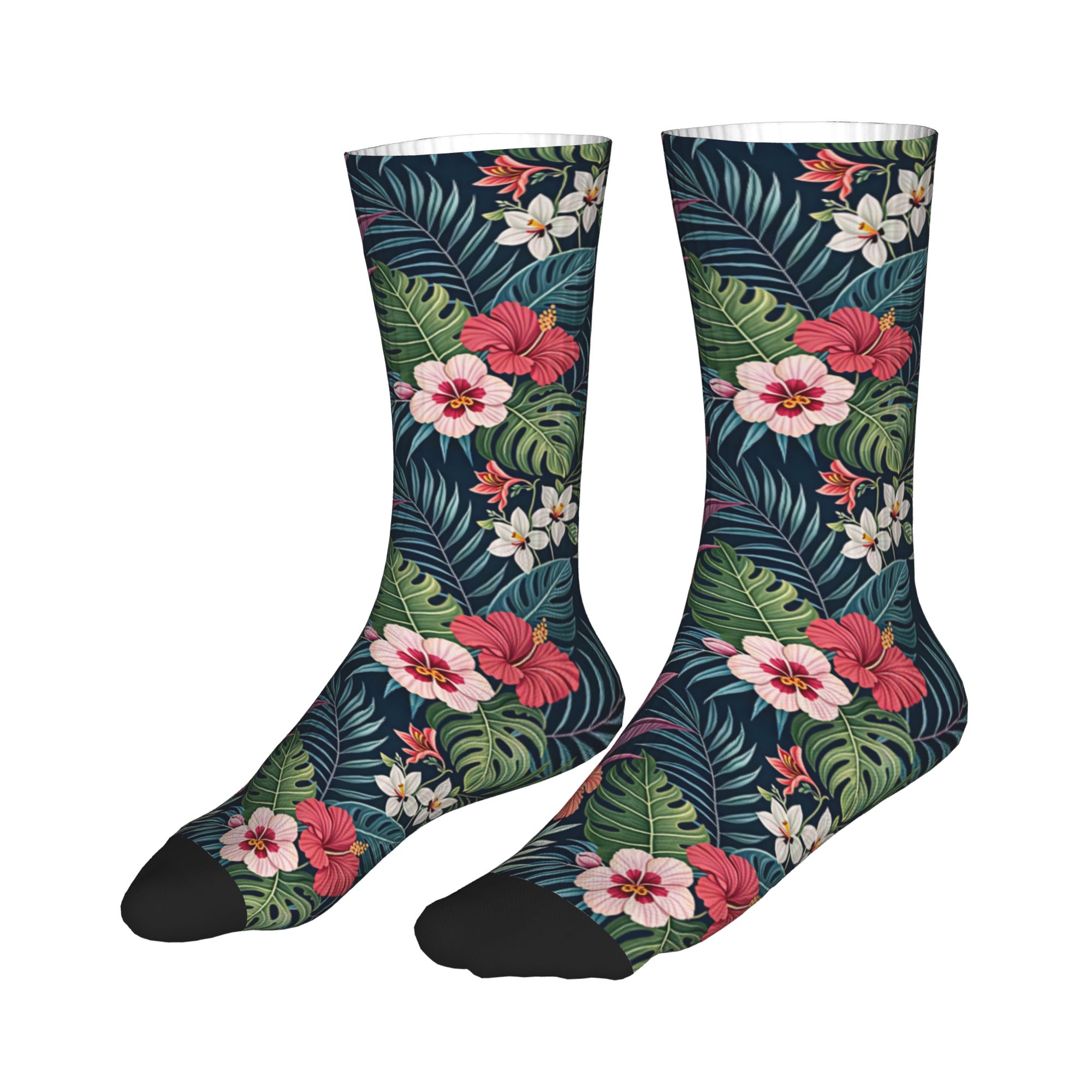 Fun Mens Hawaiian Hibiscus Plu - Dress Sock Men recension och pris