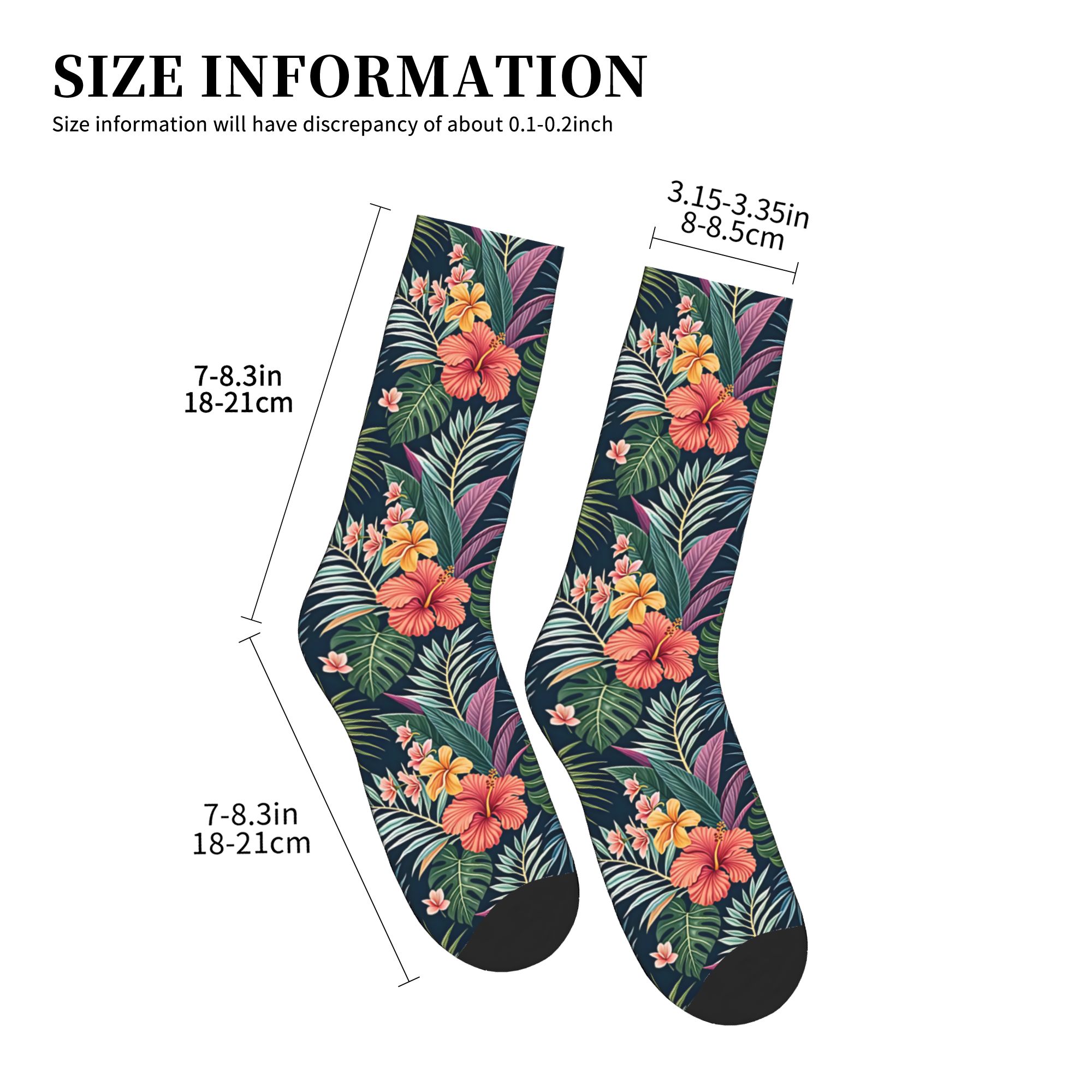 Fun Mens Hawaiian Hibiscus Plu - Dress Sock Men recension och pris