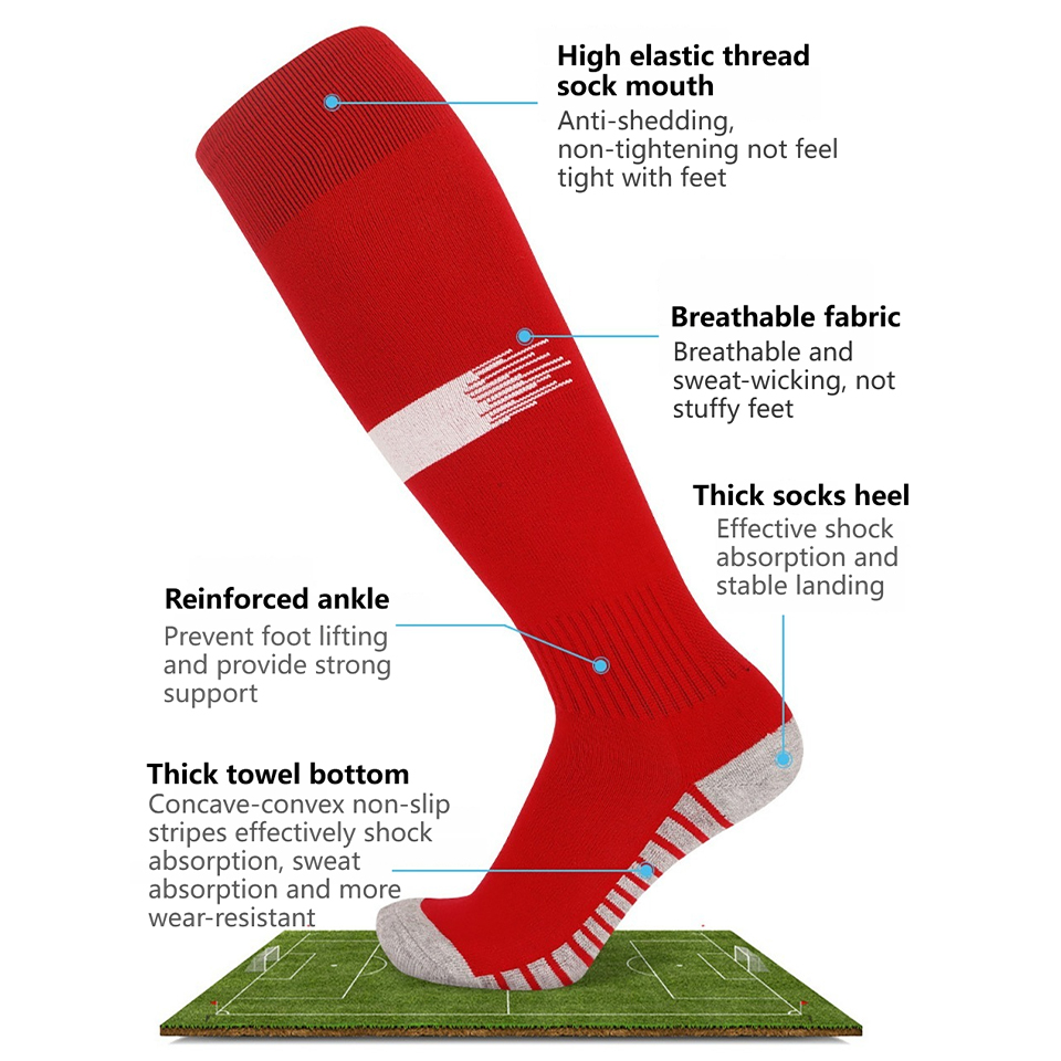 Loogdeel 1Pair Mens Anti Slip  - Athletic Sock Cushion recension och pris