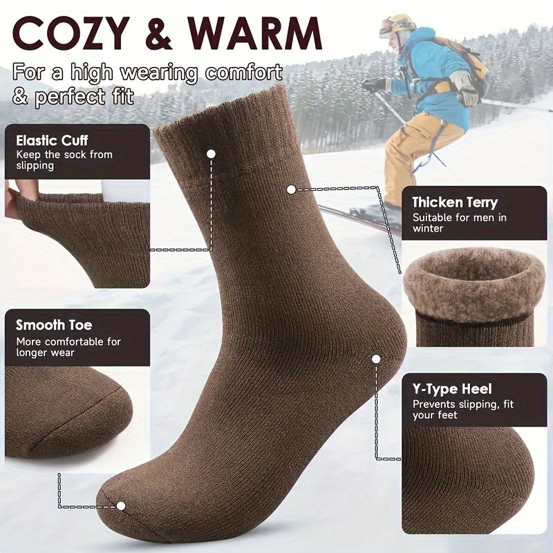 1 Pair Winter Thick Men's Snow - Thermal Sock Winter recension och pris