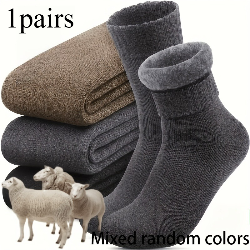 1 Pair Winter Thick Men's Snow - Thermal Sock Winter recension och pris