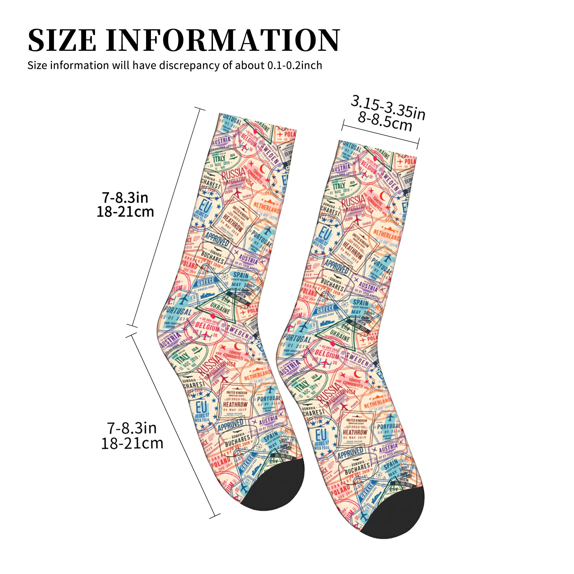 Pastel Europe Travel Collage P - Dress Sock Men recension och pris
